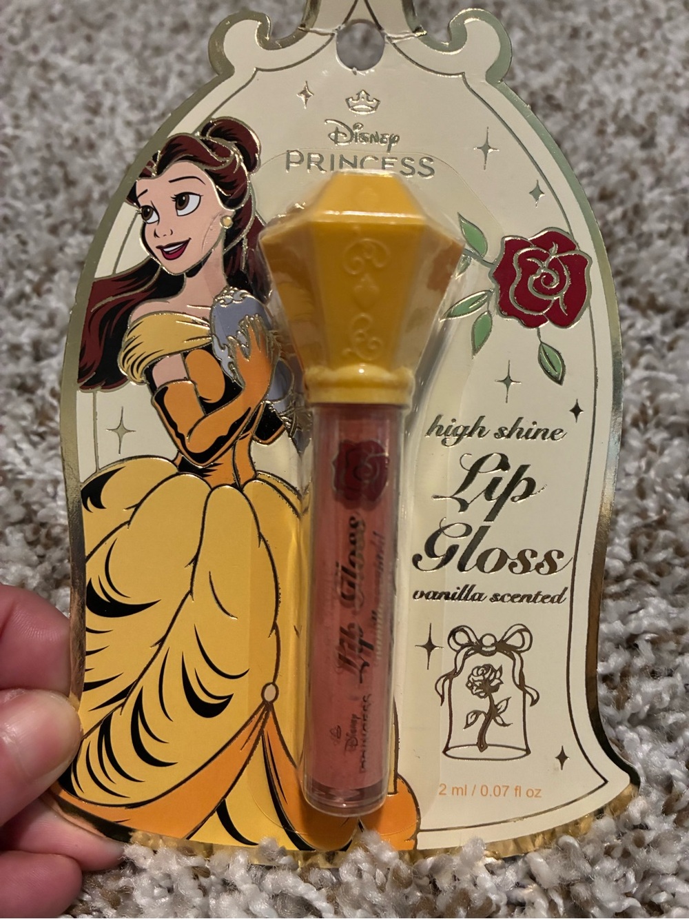 Disney Princess Belle High Shine Lip Gloss - Rose Gold